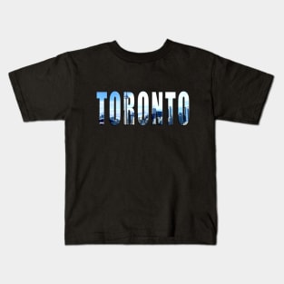 Toronto City Skyline Kids T-Shirt